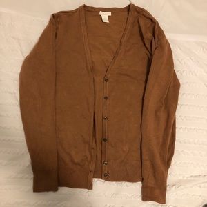 Brown cardigan